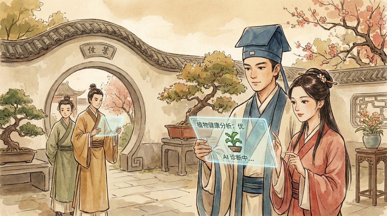 萝莉漫画AI植物视频